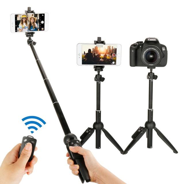 Gậy Chụp Hình Kiêm Tripod Đa Năng 3 Trong có kèm remot