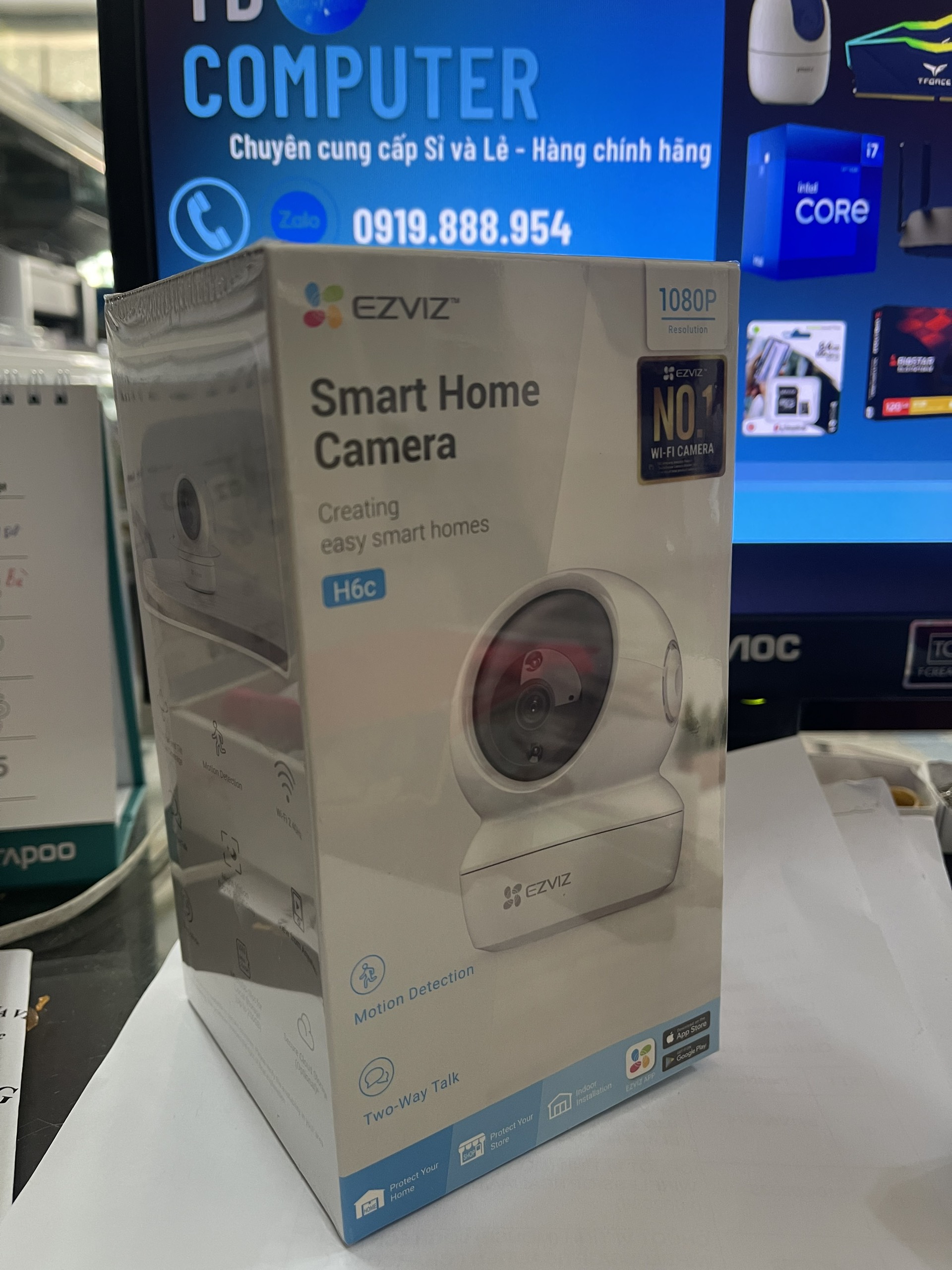 Camera Wifi Ezviz H6C 2MP 1080P - Hàng chính hãng Anh Ngọc phân phối