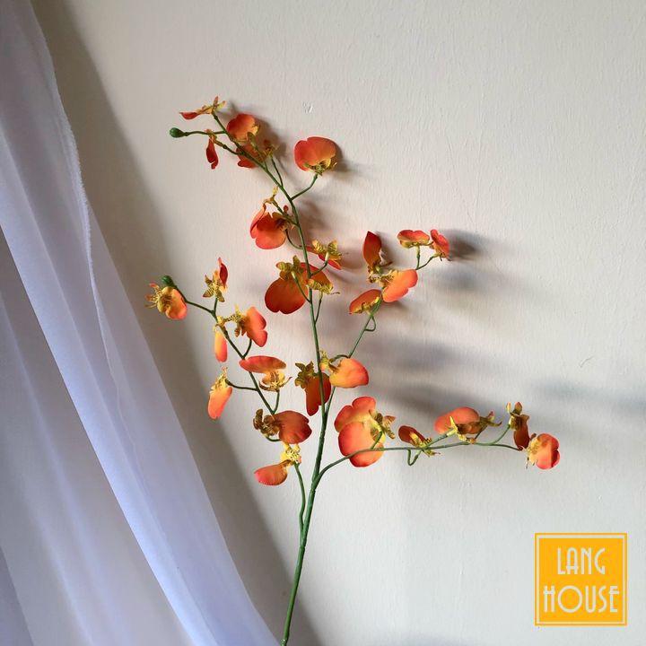 Hoa Giả Hoa Lụa - HOA LAN VŨ NỮ CAO CẤP Dài 80cm