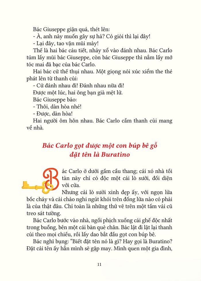 Sách Chiếc Chìa Khóa Vàng Hay Chuyện Li Kì Của Buratino