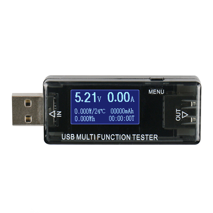 Đo Dòng - Đo Áp Bằng USB Tester V4 4V-30V 3.5A MX16