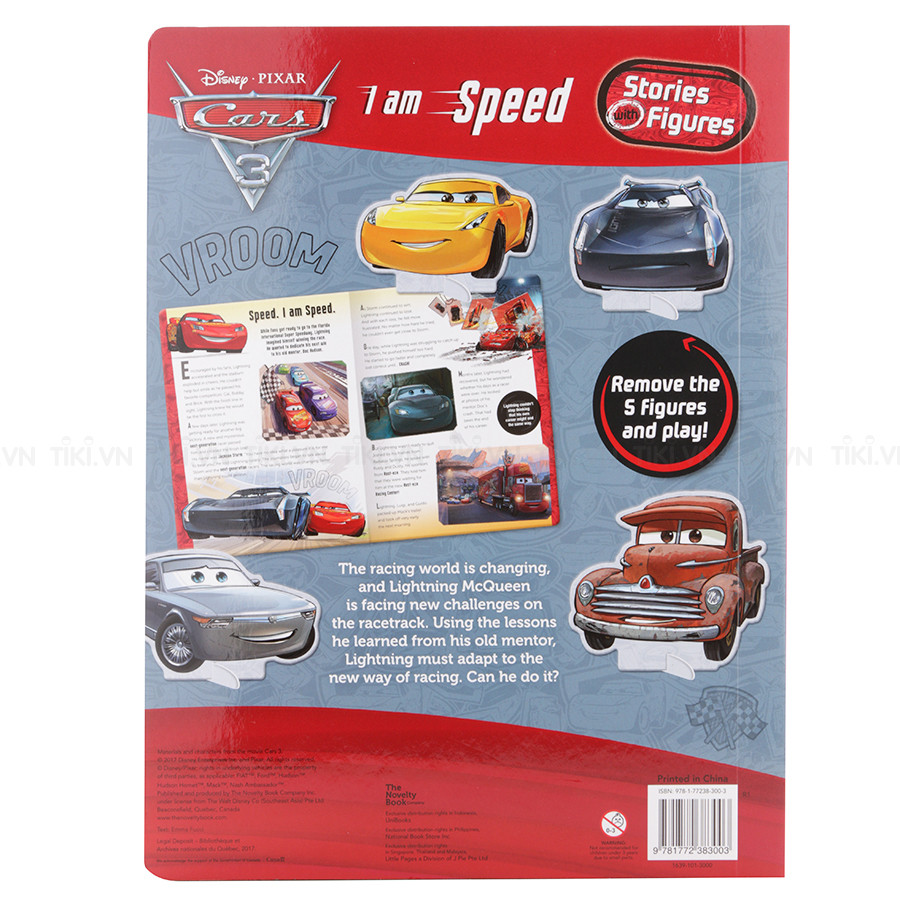 Disney Pixar Cars 3 - I Am Speed - Stories With Figures