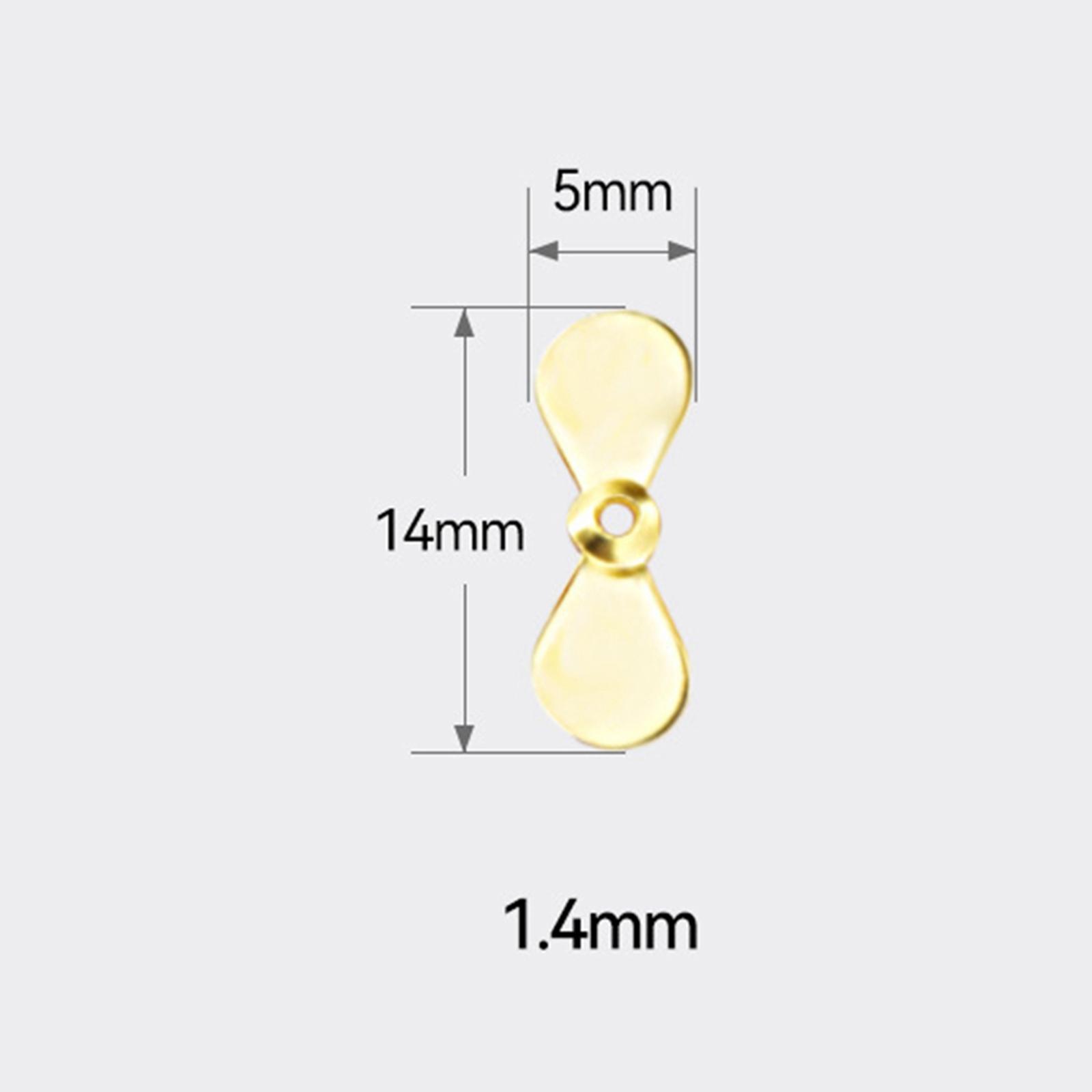 ,50 Pieces Fishing Propeller Blade Propeller Sequins , Durable, DIY Fishing Lures, Fly Tying Material, Freshwater Lures Making Fly Propellers