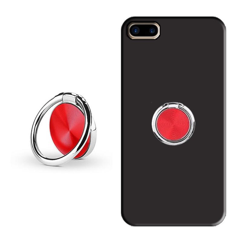 ỐP LƯNG DẺO ĐEN KÈM NHẪN DÀNH CHO IPHONE 8 PLUS