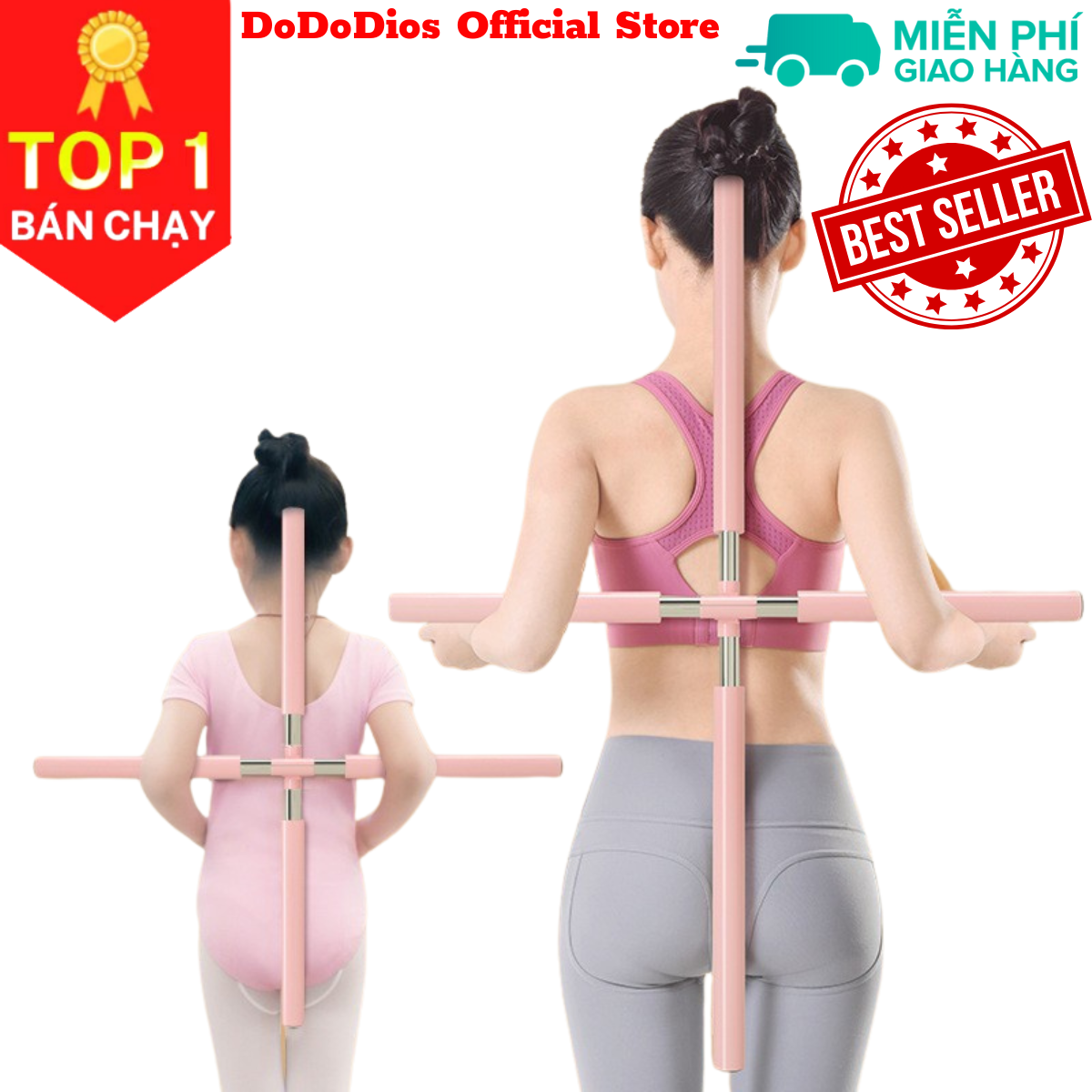 Gậy yoga chữa đau mỏi vai gáy, chống gù, cột sống, thanh xốp hỗ trợ lưng - Chính hãng DoDoDios _ Màu Xanh Lá