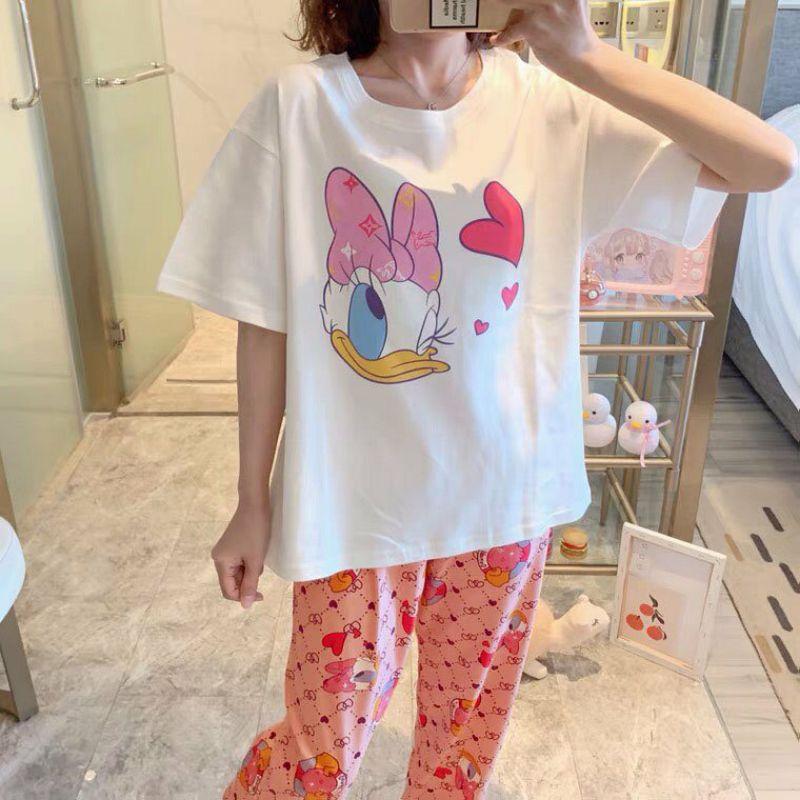 Đồ Bộ Nữ Pijama Thun Mềm Xinh Quần Dài MAVISHOP