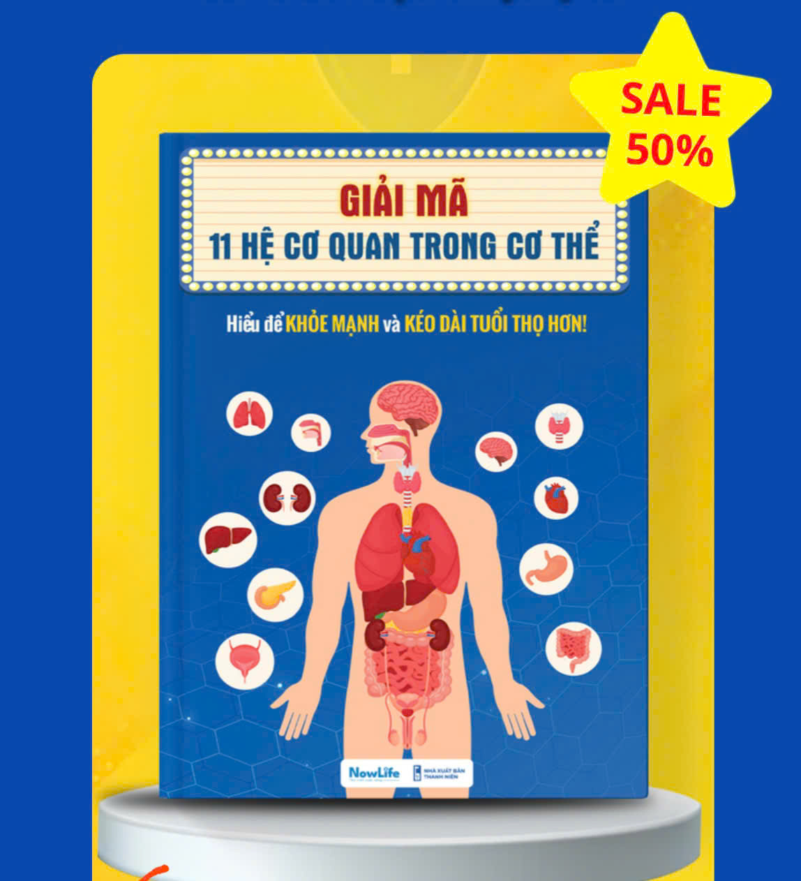 Combo 2 cuốn Liệu pháp dinh dưỡng cho mọi loại bệnh + giải mã 11 hệ cơ quan trong cơ thể