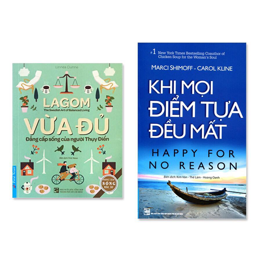 Combo 2 quyển: Lagom - Vừa Đủ - Đẳng Cấp Sống Của Người Thụy Điển, Khi Mọi Điểm Tựa Đều Mất