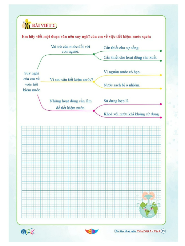 Sách - Bài Tập Hằng Ngày Tiếng Việt 3 - Tập 2 - Cánh Diều