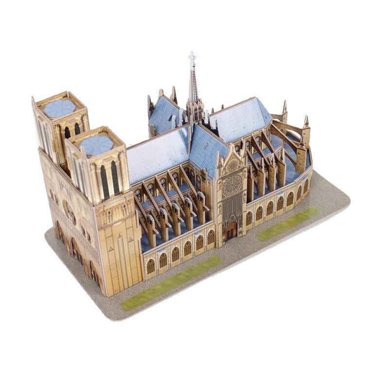 Mô hình giấy 3D - Nhà Thờ Đức Bà Paris C242h