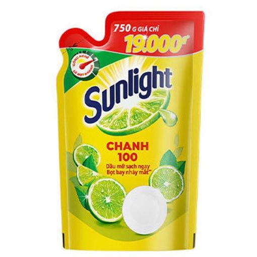 Nước rửa chén Sunlight Chanh 100 Túi 750g