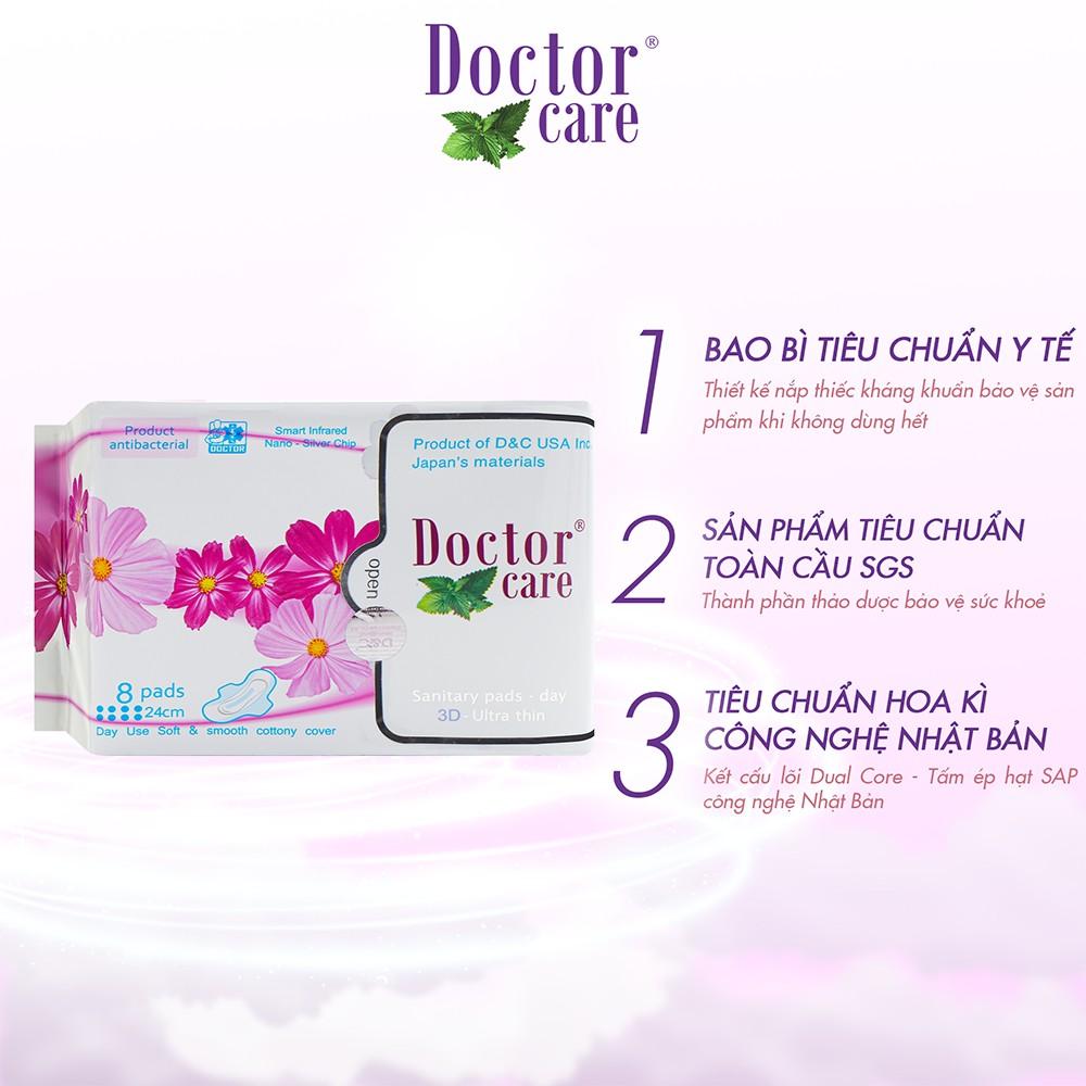 Băng vệ sinh thảo dược Doctor Care Combo BVS chăm sóc toàn diện Ngày Đêm Hàng ngày