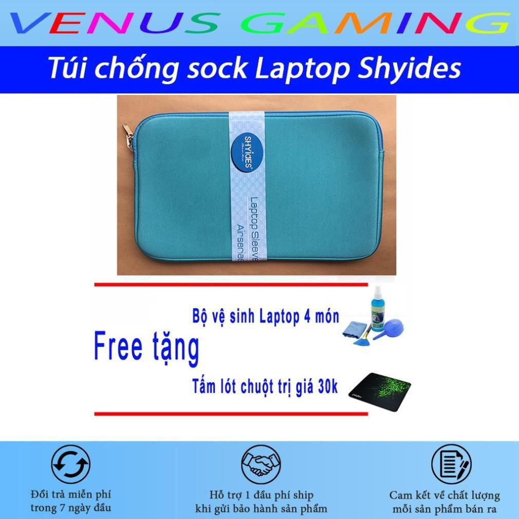 Túi chống sốc Laptop Shyides 11&quot; đến 15.6&quot; nhiều màu sắc - Lót lông mịn