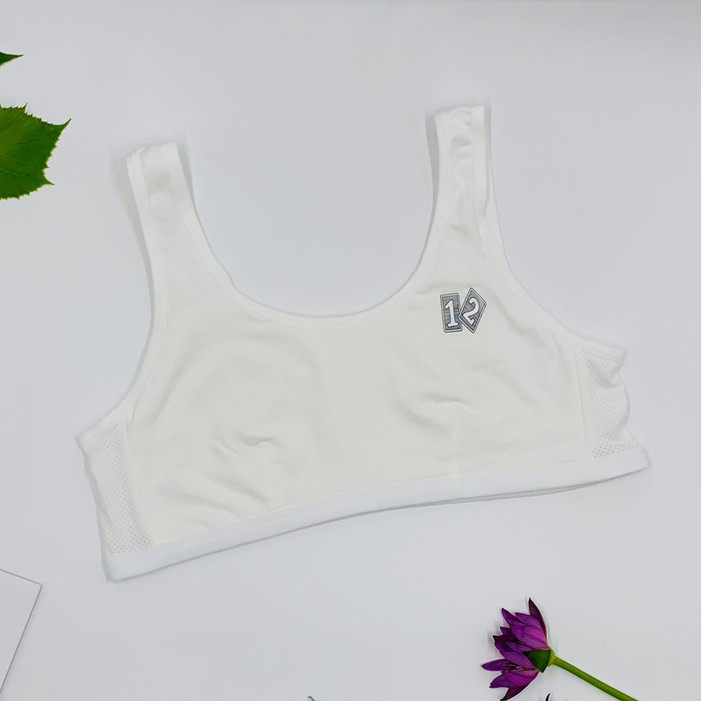 Áo Lót Teen, Áo Bra Học Sinh Màu Trắng Atuner ANT010 Chất Liệu 100% Cotton Kèm Thiết Kế Mặt Lưng Dạng Lưới Thông Thoáng