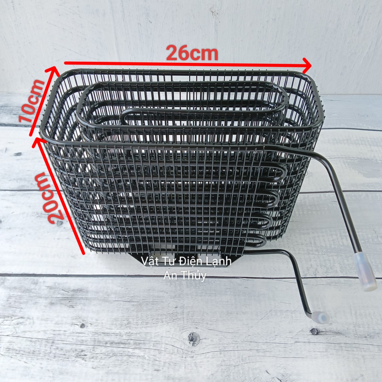 Dàn Tản Nhiệt Tủ Mát, Tủ Đông Kích Thước 26cm x 10cm x 20cm