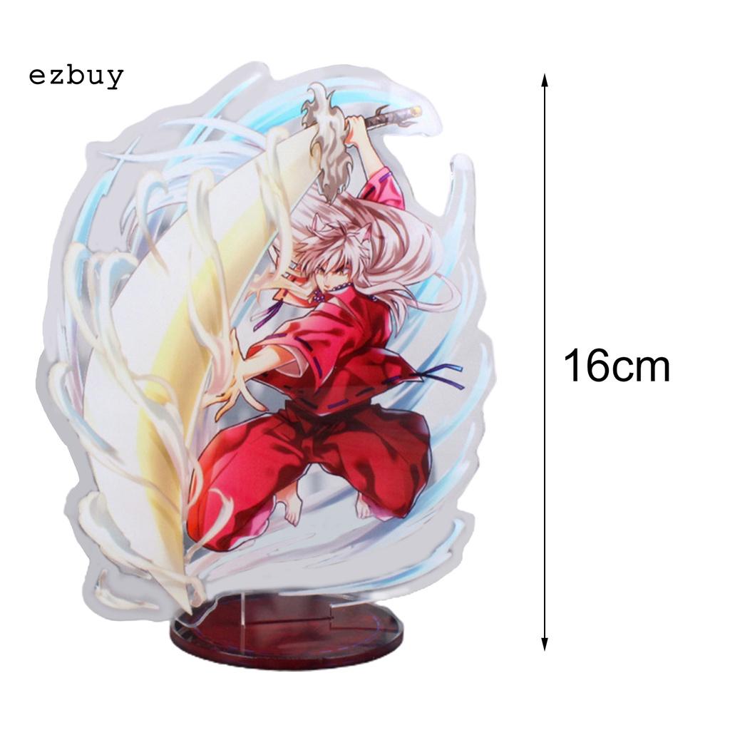 Vibrant Color Desktop Inuyasha Standing Anime Collection Inuyasha Stand Figure Vivid Expression for Decor