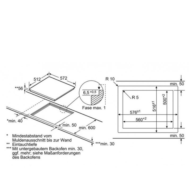 Bếp Từ Kết Hợp Home Conect Bosch HMH.PXY601JW1E (Series 8) - 60cm - Hàng Chính Hãng