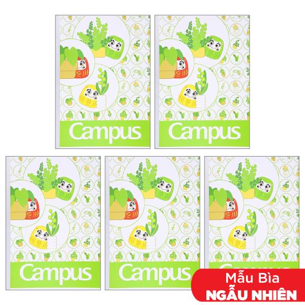 Combo 5 Tập Daruma World - B5 Kẻ Ngang 120 Trang ĐL 70g/m2 - Campus NB-BDAW120-2 (Mẫu Màu Giao Ngẫu Nhiên)