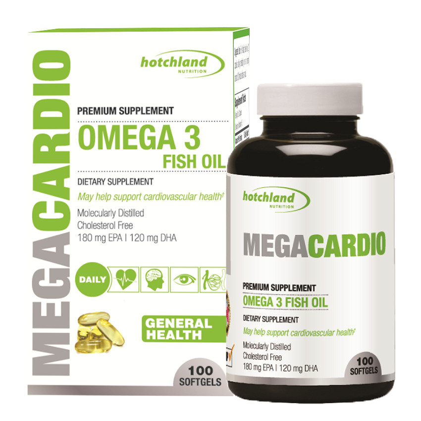 Thực phẩm bảo vệ sức khỏe: Viên nang mềm MegaCardio Omega 3