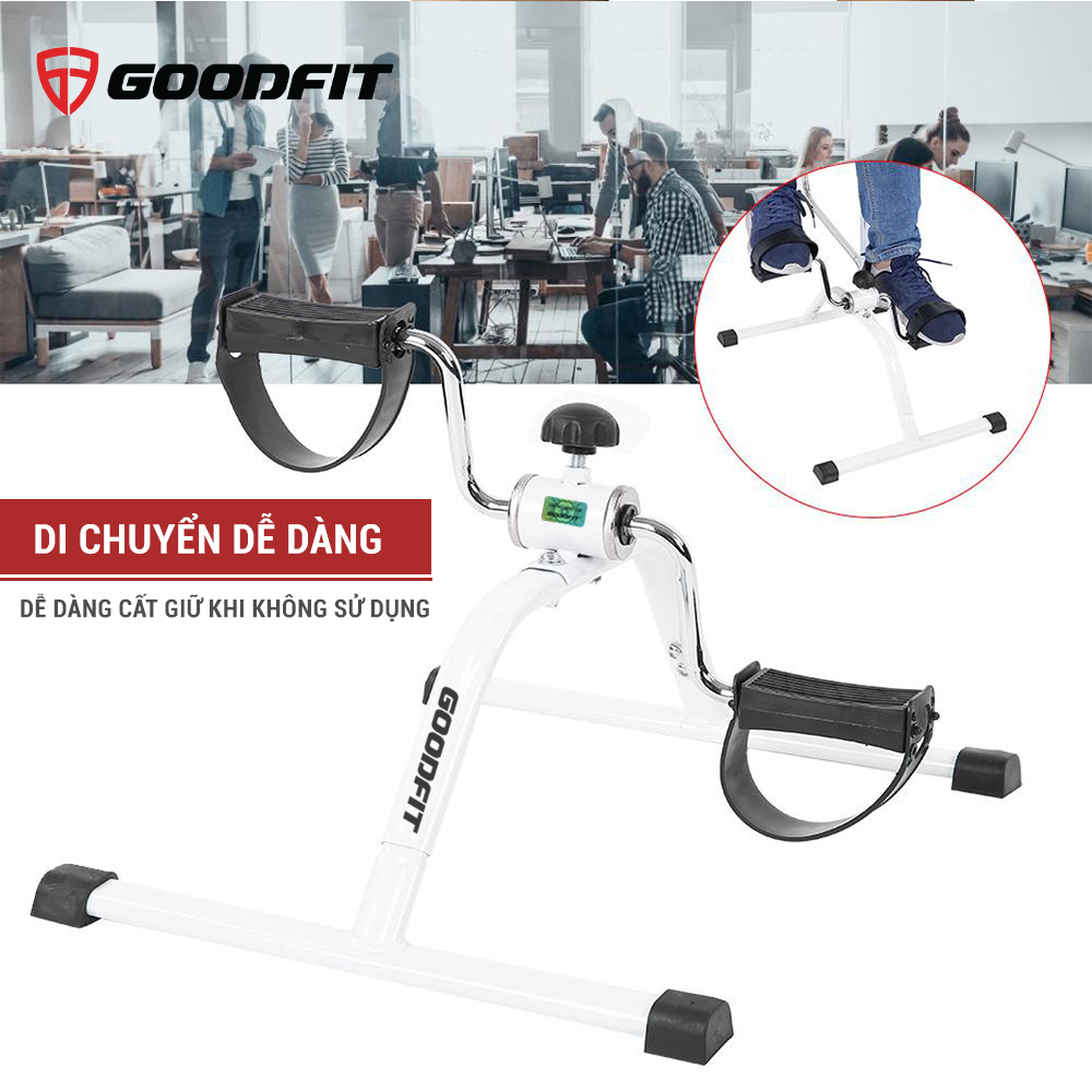 Xe Đạp Tập Thể Dục Mini Tháo Lắp Tại Nhà, Văn Phòng Chính Hãng GoodFit GF003MB