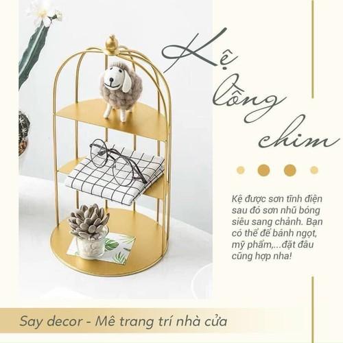 Kệ Lồng Chim Đựng Mỹ Phẩm - Nước Hoa