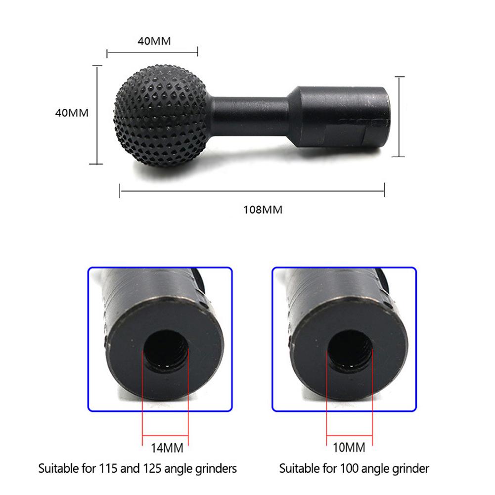 Woodworking Ball Chisel Carving Grooving Grinder Heads File Grinder Heads Wood Carving Polishing Multipurpose Grinding