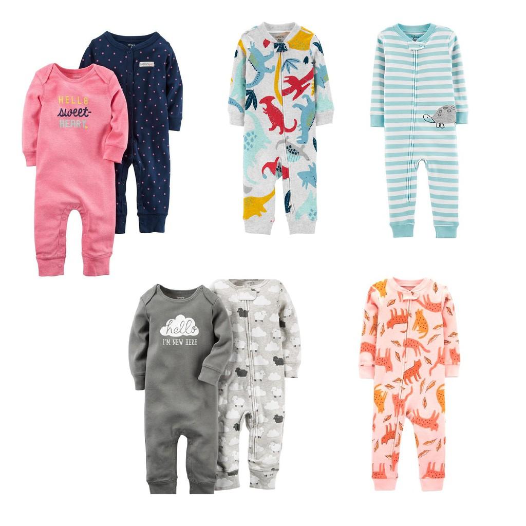 SIZE LỚN TỚI 5 TUỔI body cotton không tất bé trai bé gái, hàng xuất dư xịn, sleepsuit cho bé