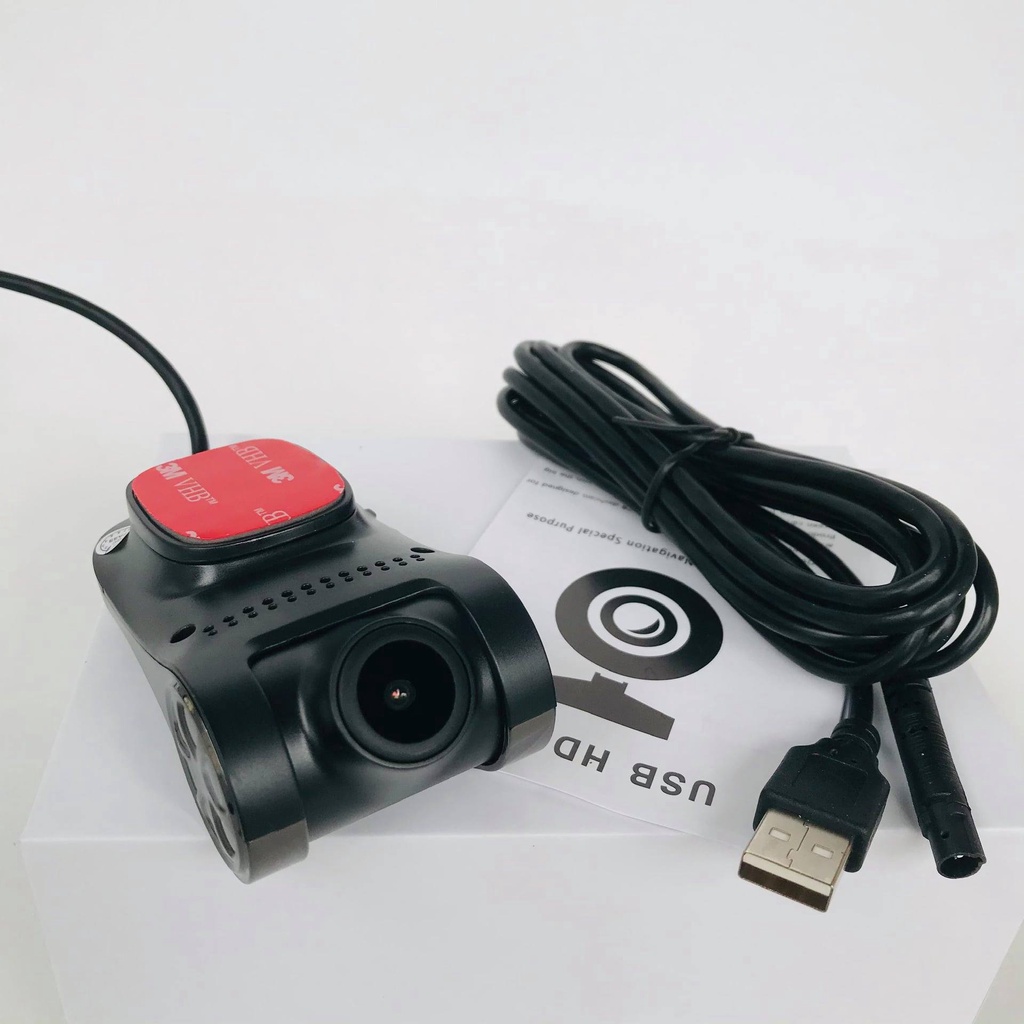 Camera hành trình U6 FullHD 1080p có cảnh báo va chạm và lấn làn dùng cho màn Android ô tô cam siêu nét quay ngày đêm