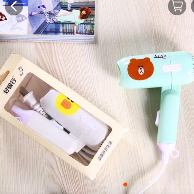 Máy sấy tóc mini gió nóng