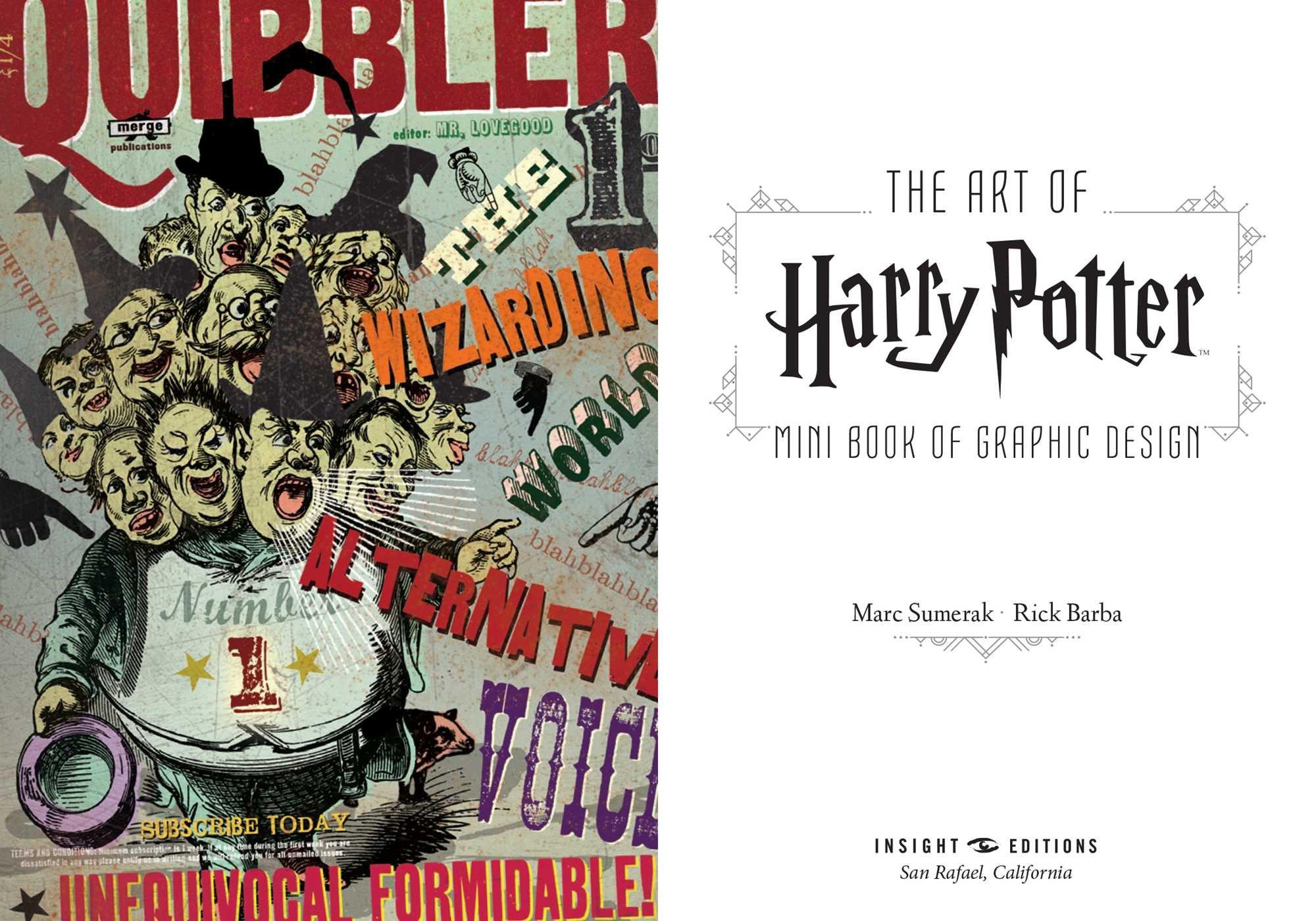 The Art Of Harry Potter: Mini Book Of Graphic Design