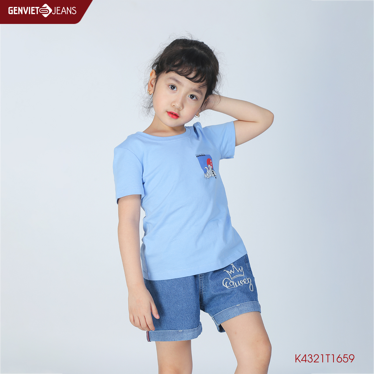 Áo Thun Cộc Tay Summer Cho Bé K4321T1659 GENKIDS