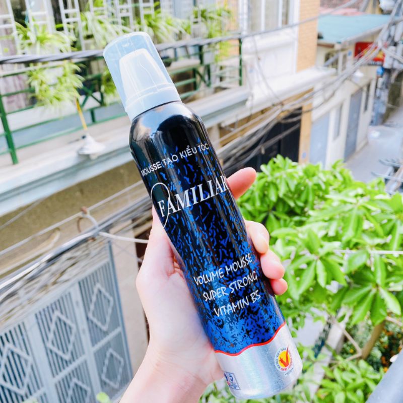 Mousse Tạo Kiểu Tóc Familiar Giữ Nếp Mạnh 250ml