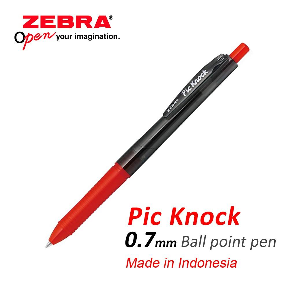 Viết bi bấm Pic Knock 0.7mm - Zebra [Chính hãng]