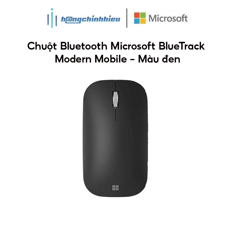 Chuột Bluetooth Microsoft BlueTrack Modern Mobile - Đen Hàng chính hãng