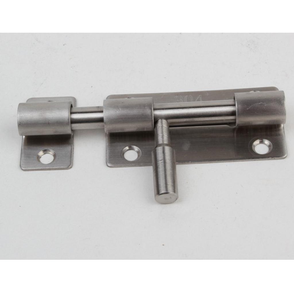 2X Door Window Latch Bolt Gate Lock Stainless Steel Door Hasp Latch Bolt