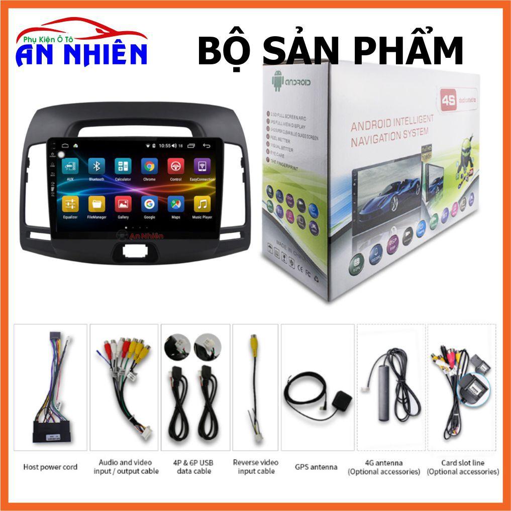 Màn Hình Android 9 inch Cho AVANTE/ ELANTRA 2006-2011 - Đầu DVD Chạy Android Kèm Mặt Dưỡng Giắc Hyundai