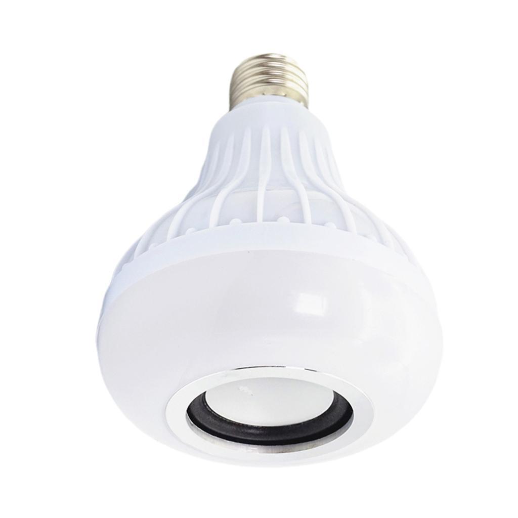 12W E27 12-LED RGB Wireless Bluetooth  Speaker &Light Bulb Lamp