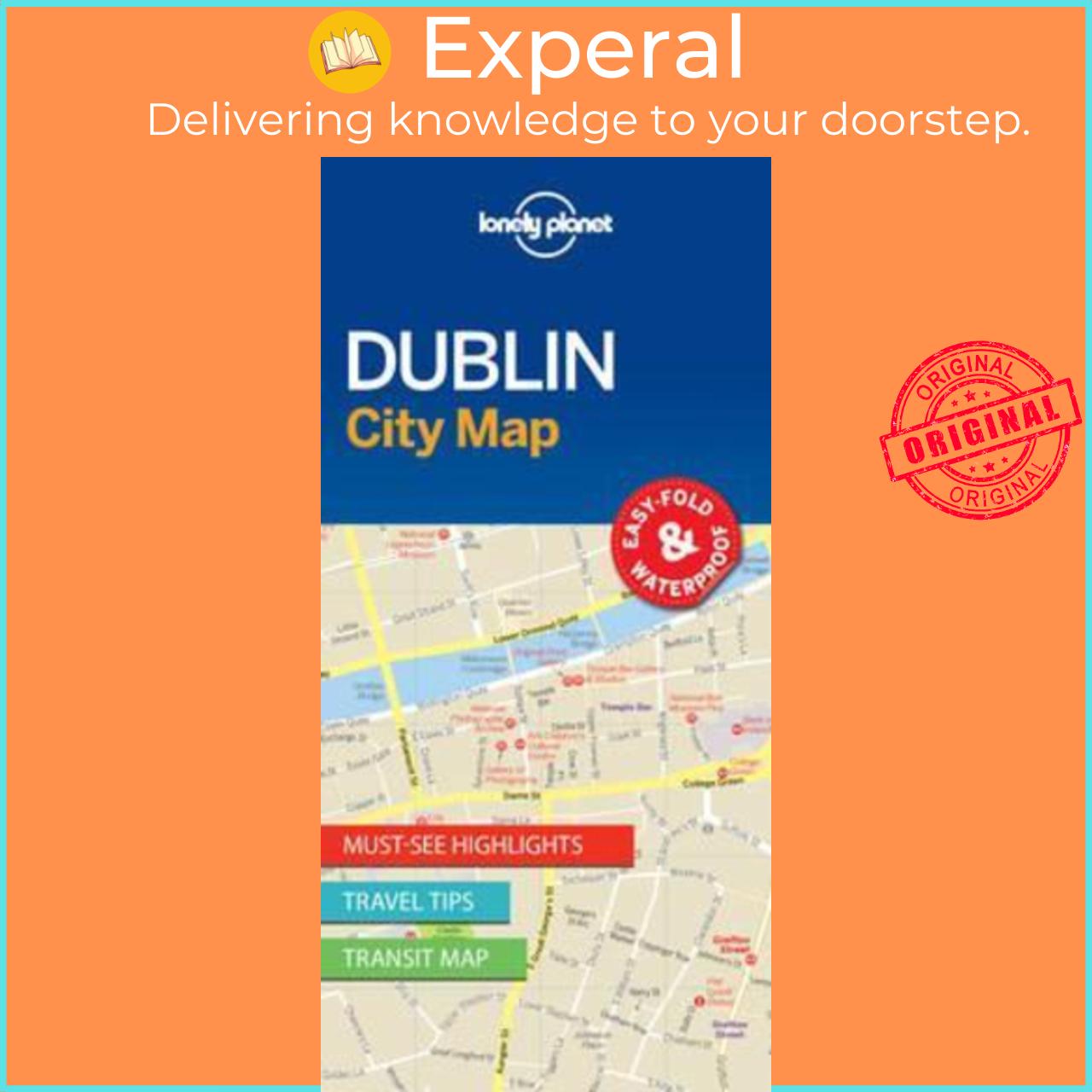Sách - Lonely Planet Dublin City Map by Lonely Planet