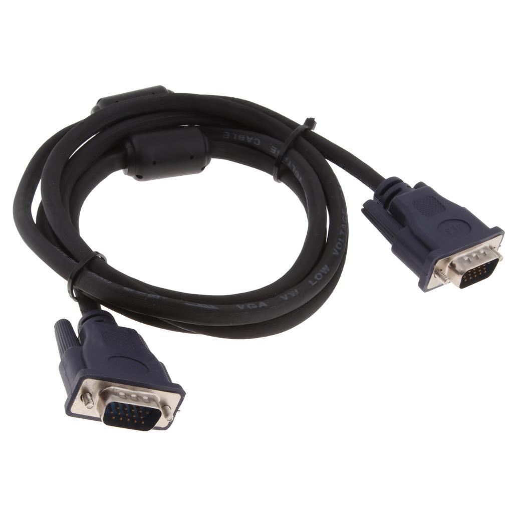 VGA Extension Cable Male to Male Monitor Video Adapter Cord 1080P