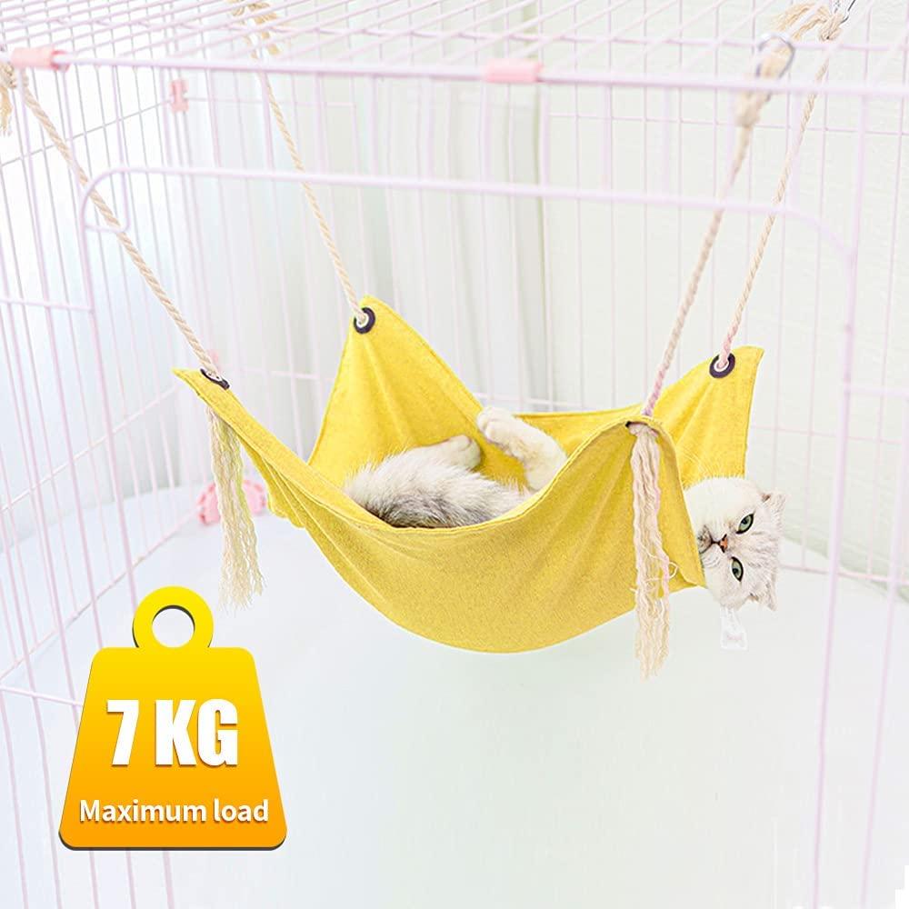 Hố cho mèo hơi thở, võng cho vải lanh bền cùng lớp, võng, tiện nghi, mực cho mèo thở, võng con thỏ, cân nặng đến 7kg
