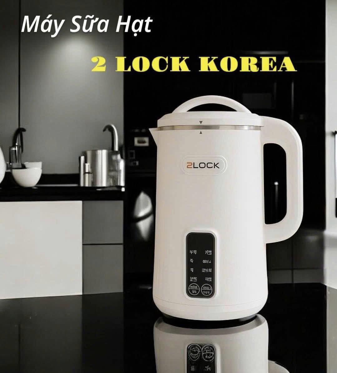 Máy làm sữa hạt &amp; nấu soup 2LOCK KOREA Hàng chính hãng