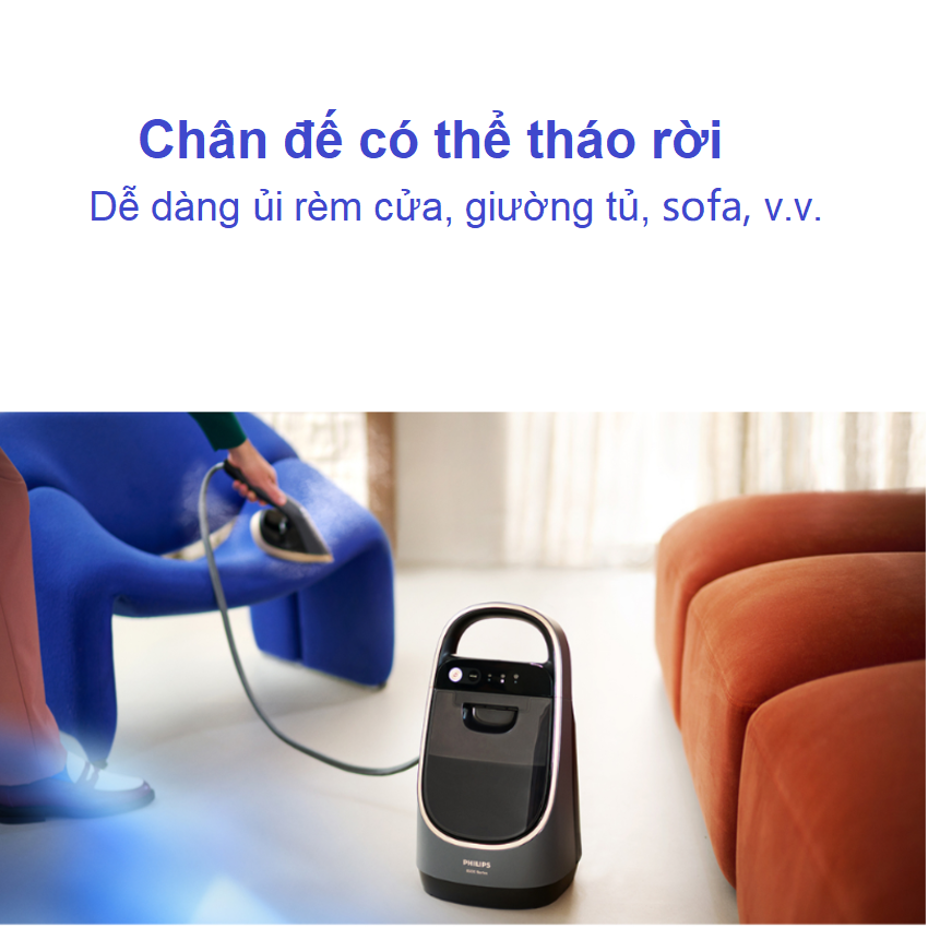 Bàn là, bàn ủi hơi nước dạng đứng đa năng thương hiệu cao cấp Philips AIS8540 Serial 8500 - Hàng Nhập Khẩu