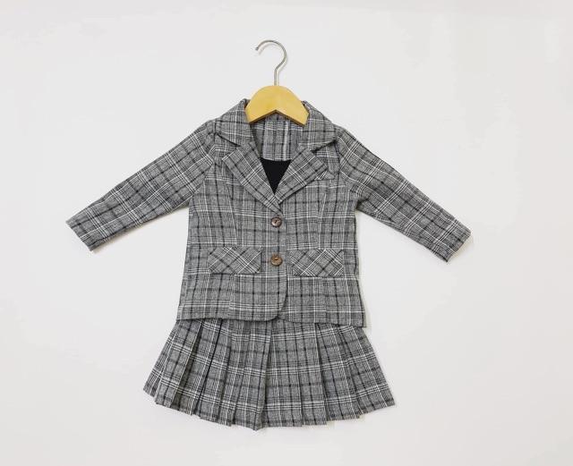 vải kẻ may vest chất dày dặn không nhăn