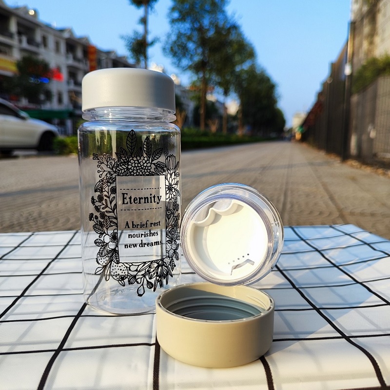 Bình nước Tritan Yamada Flower 350ml - Hàng nội địa Nhật Bản nhập khẩu chính hãng