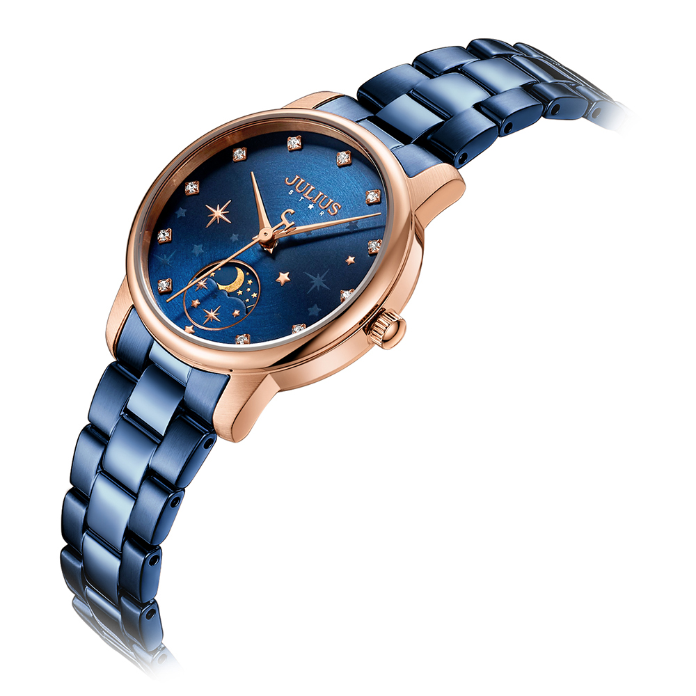 Đồng Hồ Nữ Julius Star JS-029 Kính Sapphire Đường Kính 29mm | EBMart