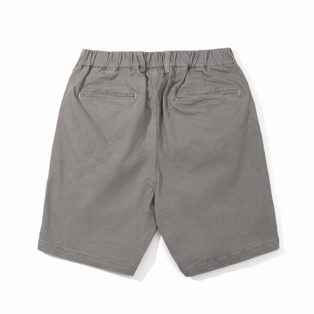 Quần Short Kaki Nam Màu Xám Khói BY COTTON Light Grey Khaki Shorts