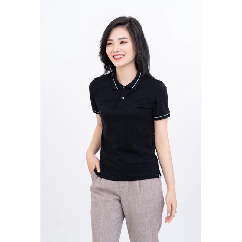 Áo polo VENA nữ tay ngắn, vải cotton ,co giãn, thoáng mát, áo phông cổ bẻ phong cách công sở