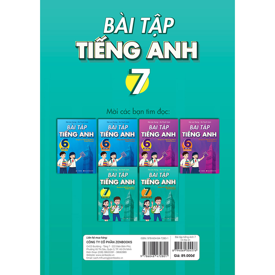 Bài tập tiếng Anh 7 - Có đáp án (Dành cho bộ SGK Global Success)