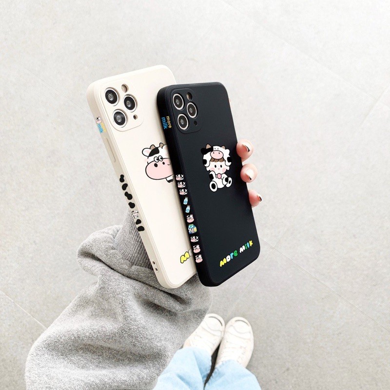 Ốp Lưng Cạnh Vuông More Milk Dành Cho iPhone 6 / 6 Plus / 7 / 7 Plus / 8 / 8 Plus / X / Xs / Xs Max / 11 / 11 Pro / 11 Pro Max / 12 / 12 Pro / 12 Pro Max