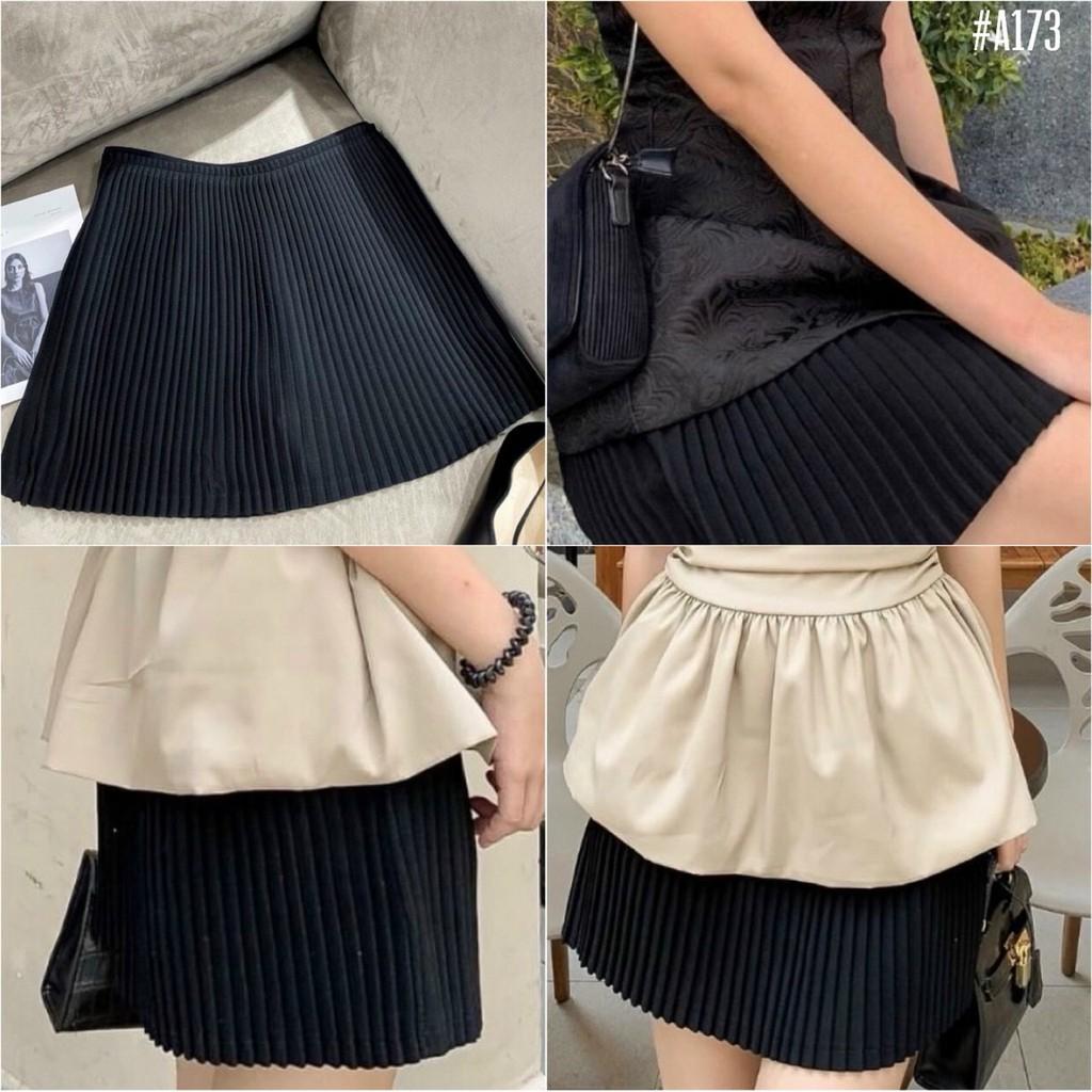 Chân váy dập li có lót quần